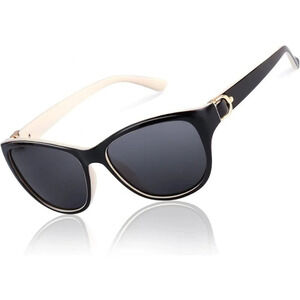 ❤️Women Black Polarized Sunglasses Classic Fashion  Sunglasses Anti Glare